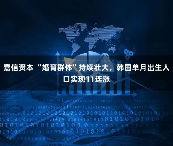 嘉信资本 “婚育群体”持续壮大，韩国单月出生人口实现11连涨